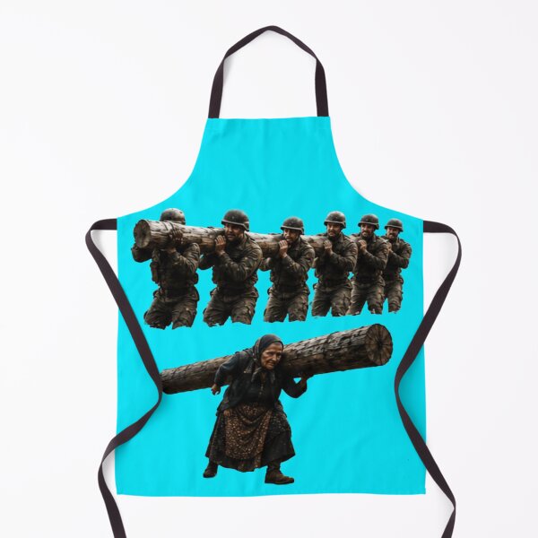 Item preview, Strong Village Grandma vs Special Forces - Funny Soldier Parody Sticker designed and sold by Scro-Ciob-Shop.