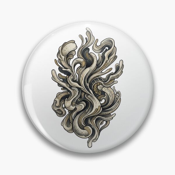 Item preview, Celestial Flow - Abstract Psychedelic Fluid Ornament designed and sold by Dzblack.