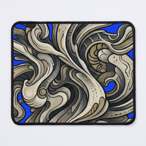 Item preview, Celestial Flow - Abstract Psychedelic Fluid Ornament designed and sold by Dzblack.