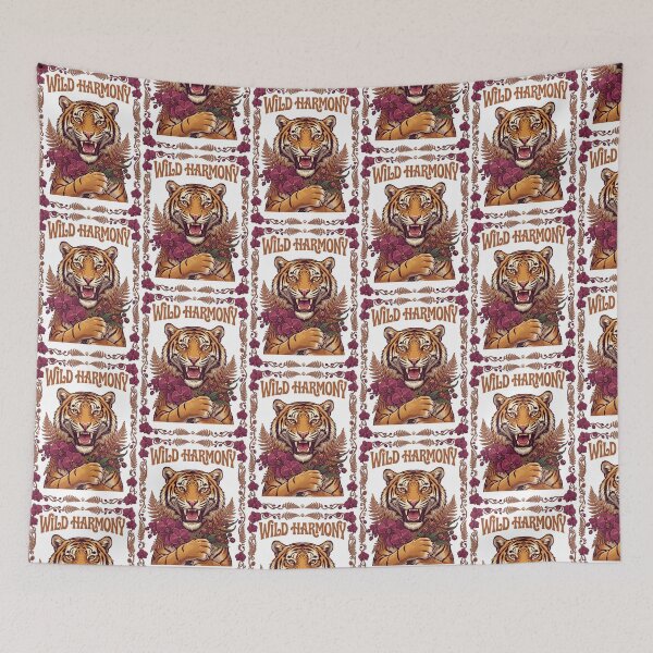 Item preview, Majestic Tiger Floral Vintage designed and sold by TeeARTHY.