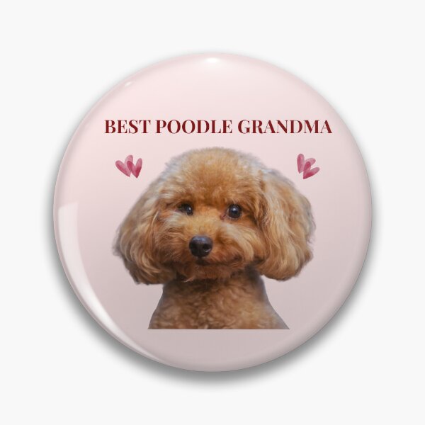 Item preview, Best Poodle Grandma Gift Funny Dog Print designed and sold by chaos-and-curls.