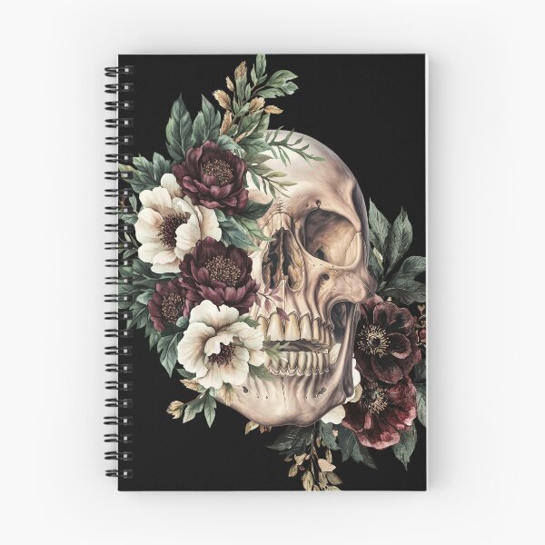 Item preview, Floral Skull designed and sold by Right-Brain.