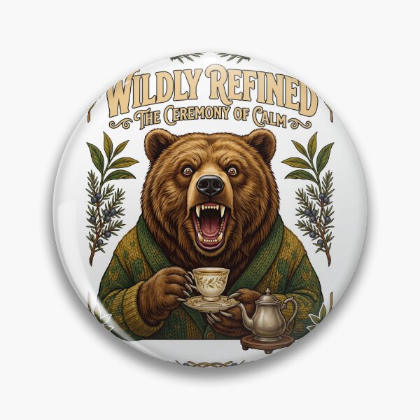 Item preview, Funny Bear Drinking Tea Cardigan designed and sold by TeeARTHY.