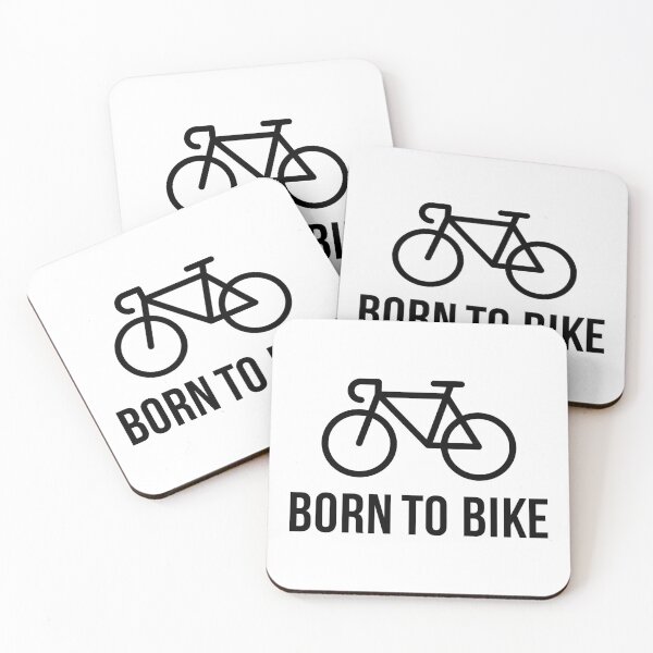 Item preview, Born To Bike (Bike Rider / Racing Bicycle / Black) designed and sold by MrFaulbaum.