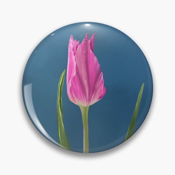 Item preview, Digital painting single tulip pink designed and sold by NoemiMarozsan.