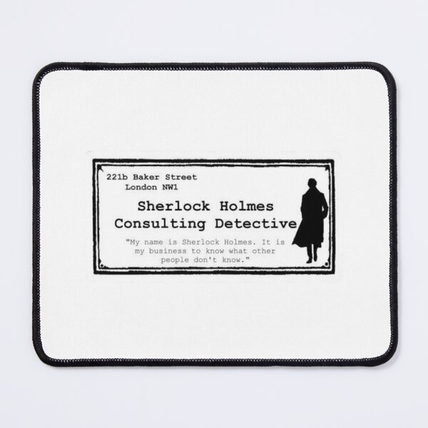 Item preview, Sherlock Holmes Consulting Detective | BBC Sherlock Inspired Vintage Business Card designed and sold by suh shop.