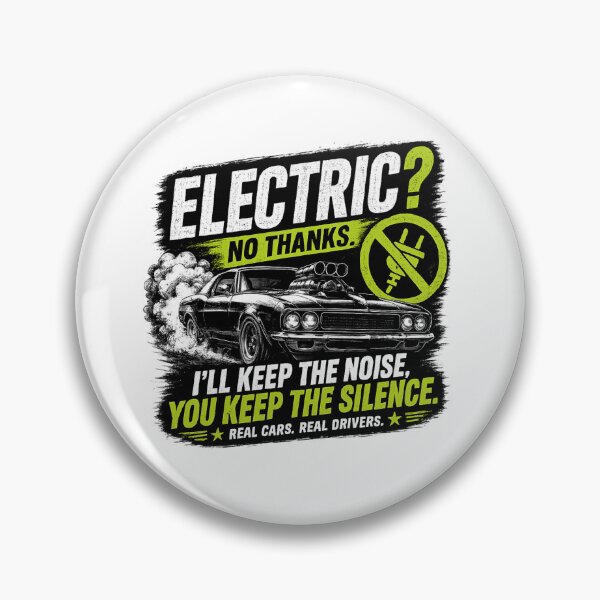 Item preview, Electric? No Thanks | American Muscle Car T-Shirt designed and sold by LukWer.