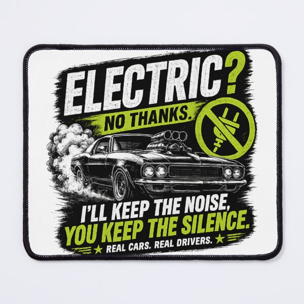 Item preview, Electric? No Thanks | American Muscle Car T-Shirt designed and sold by LukWer.
