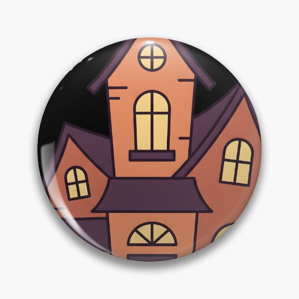 Item preview, Cute Haunted House Halloween Illustration designed and sold by fawzimorsy.