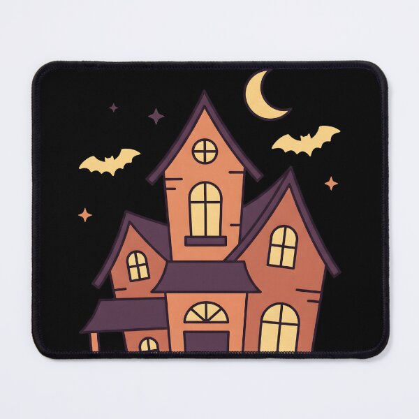 Item preview, Cute Haunted House Halloween Illustration designed and sold by fawzimorsy.