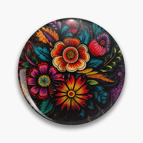 Item preview, Neo Traditional Floral Art | Vibrant Botanical designed and sold by Fei Long Design Hub.