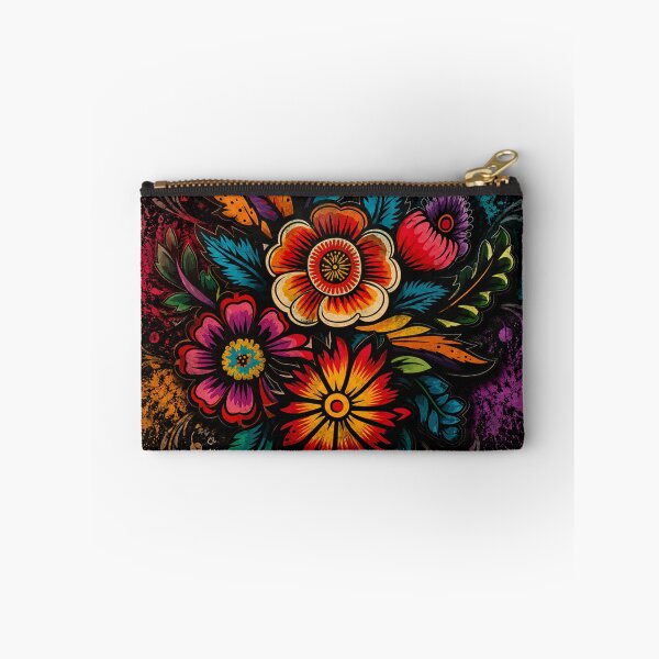 Item preview, Neo Traditional Floral Art | Vibrant Botanical designed and sold by Fei Long Design Hub.