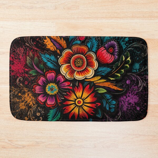Item preview, Neo Traditional Floral Art | Vibrant Botanical designed and sold by Fei Long Design Hub.