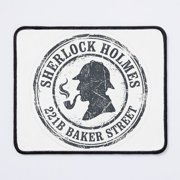 Item preview, Sherlock Holmes 221B Baker Street | Vintage Detective Stamp Inspired Decal designed and sold by suh shop.