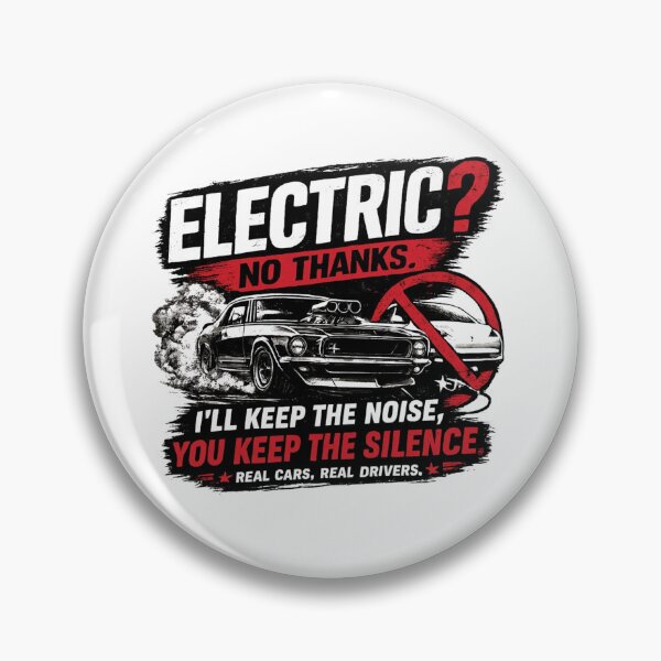Item preview, Electric? No Thanks | American Muscle Car T-Shirt designed and sold by LukWer.