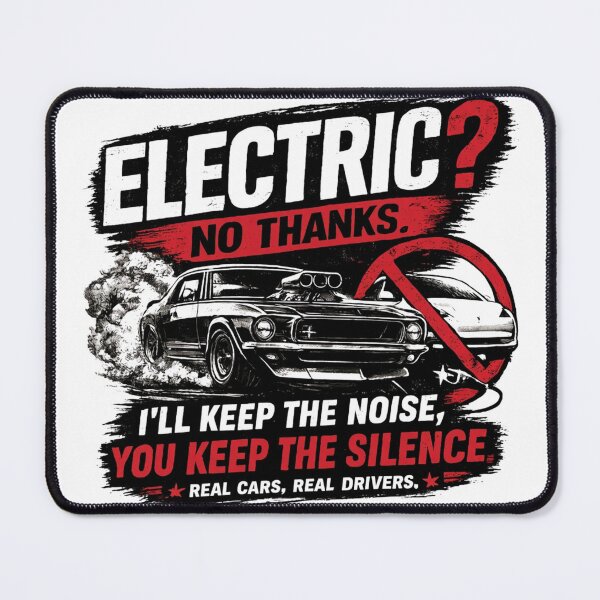 Item preview, Electric? No Thanks | American Muscle Car T-Shirt designed and sold by LukWer.