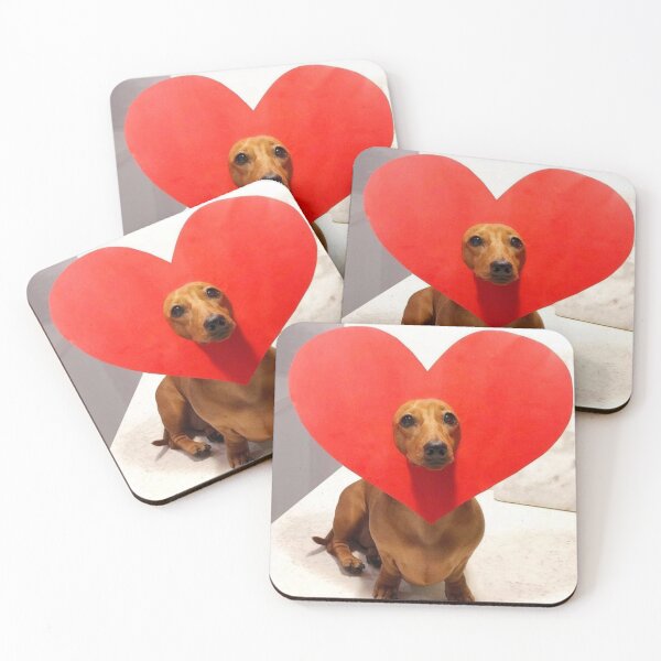 Item preview, dog with heart designed and sold by CatsCritterDesigns .