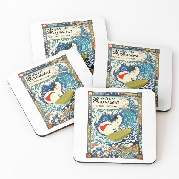 Item preview, Wave Off Kanagawa Japanese  Yoshio Okada – Surfer Girl designed and sold by TeeARTHY.
