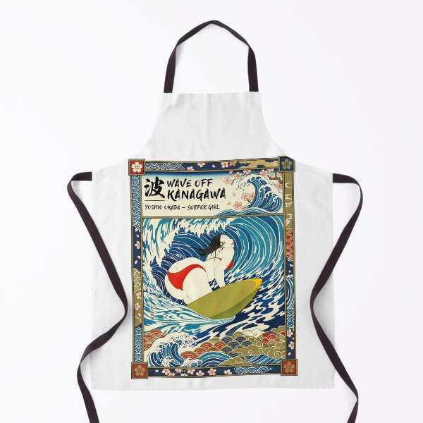 Item preview, Wave Off Kanagawa Japanese Yoshio Okada – Surfer Girl designed and sold by TeeARTHY.