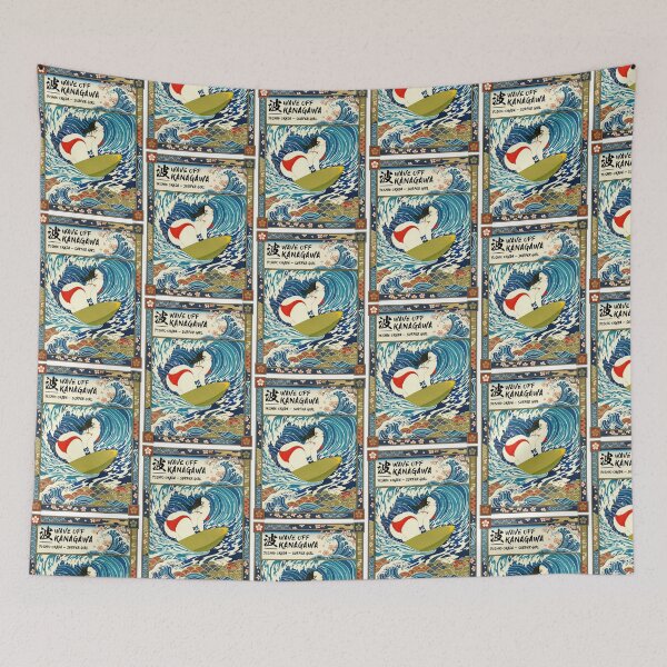 Item preview, Wave Off Kanagawa Japanese  Yoshio Okada – Surfer Girl designed and sold by TeeARTHY.