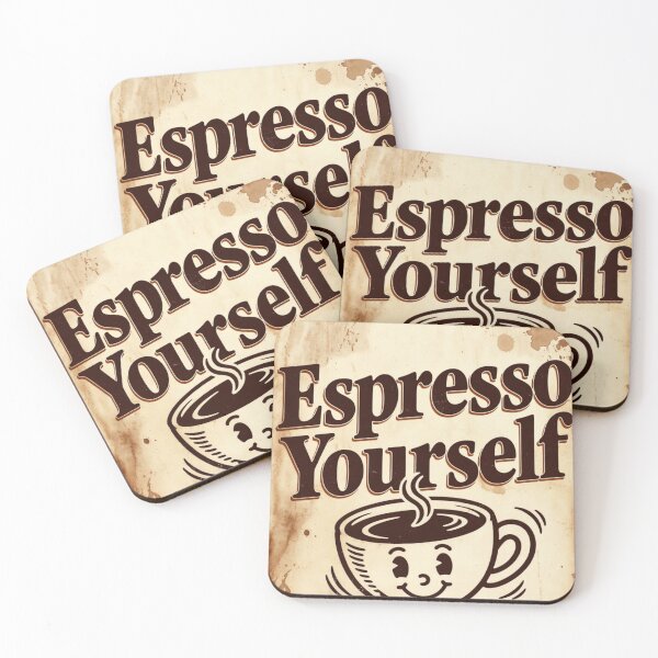 Item preview, Espresso Yourself Vintage designed and sold by SipSociety.