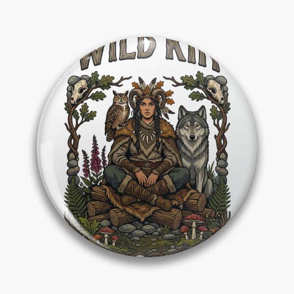 Item preview,  Fantasy Tribal Warrior Woman Wolf designed and sold by TeeARTHY.