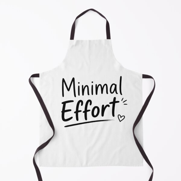 Item preview, Minimal Effort Typography Shirt | Funny Lazy Quote | Minimalist Black & White Design designed and sold by Sanika arts .