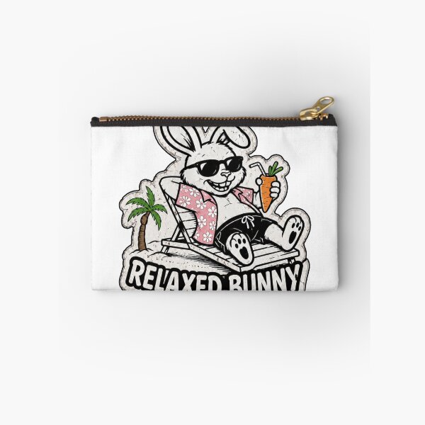 Item preview,  Relaxed Bunny – Funny Beach Rabbit Vacation Sticker, T-Shirt & Hoodie  designed and sold by bunnymode.