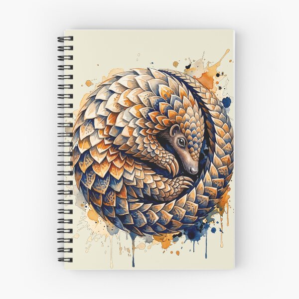 Item preview, Watercolor Pangolin Illustration | Cute Endangered Wildlife Animal Art Gift designed and sold by Biedroneczka.