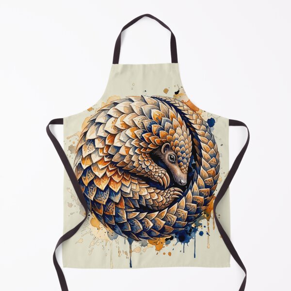 Item preview, Watercolor Pangolin Illustration | Cute Endangered Wildlife Animal Art Gift designed and sold by Biedroneczka.