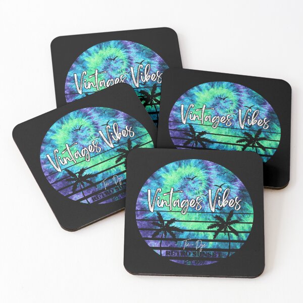 Item preview, Vintage Vibes Teal Purple Retro Sunset designed and sold by Vintages Vibes.