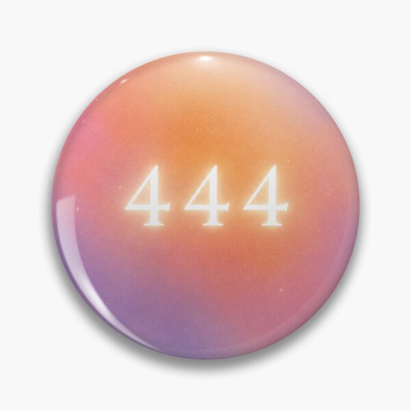 Item preview, 444 Angel Number Aesthetic Wall Art designed and sold by WildBloom Prints.