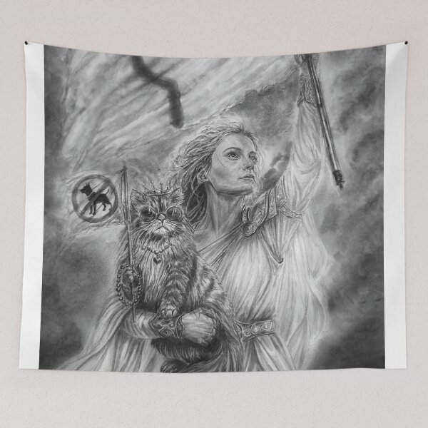 Item preview, The Princess and The Sovereign - Dark Background  designed and sold by redmurphy.art.