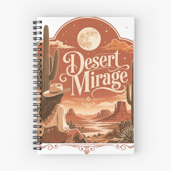 Item preview, Desert Mirage | Retro Desert Landscape Cactus Sunset Graphic T-Shirt designed and sold by rushaib.