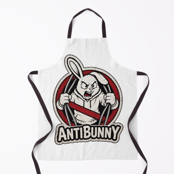 Item preview, AntiBunny Funny Angry Rabbit Streetwear Sticker designed and sold by bunnymode.