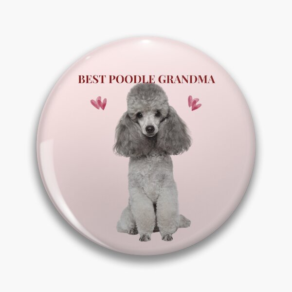 Item preview, Best Poodle Grandma Gift Funny Dog Print designed and sold by chaos-and-curls.