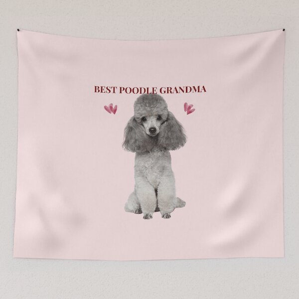 Item preview, Best Poodle Grandma Gift Funny Dog Print designed and sold by chaos-and-curls.