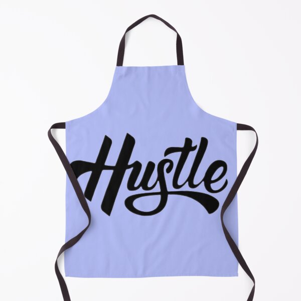 Item preview, Hustle Minimalist Black Typography - Elegant Cursive Quote Sticker designed and sold by Scro-Ciob-Shop.