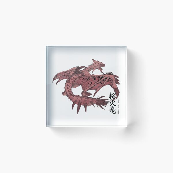 Item preview, Hard Core (HC) Pink Rathian "Cherry Blossom Fire Wyvern" designed and sold by regista.