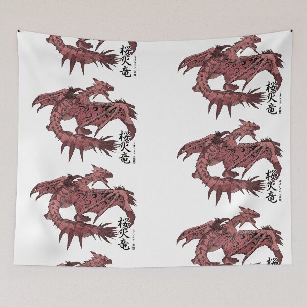 Item preview, Hard Core (HC) Pink Rathian "Cherry Blossom Fire Wyvern" designed and sold by regista.