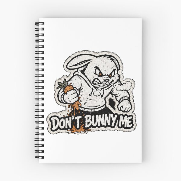 Artikelvorschau, „Lass mich in Ruhe, wütender Hase“-Aufkleber entworfen und verkauft von bunnymode.