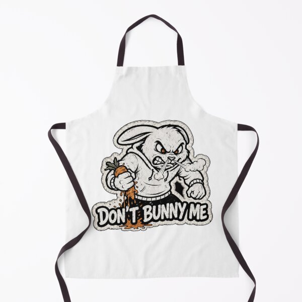Item preview, Don’t Bunny Me Angry Rabbit Sticker designed and sold by bunnymode.