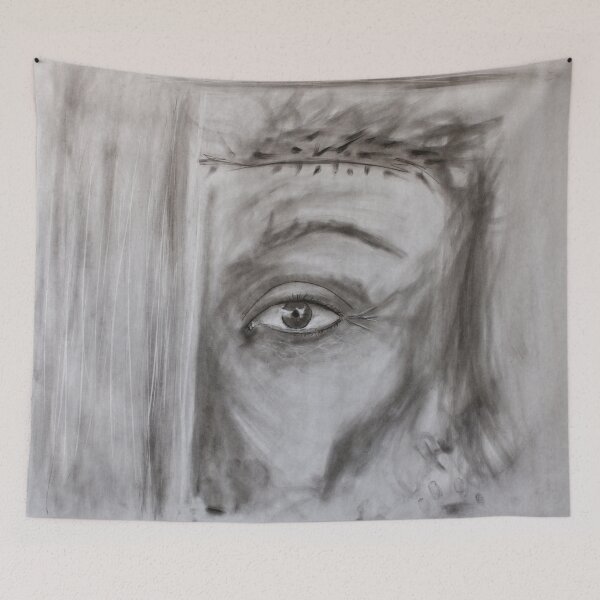 Item preview, charcoal Jesus designed and sold by derekrich.
