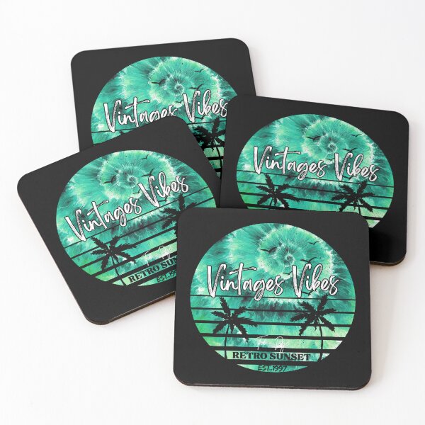 Item preview, Vintage Vibes Green Retro Sunset designed and sold by Vintages Vibes.