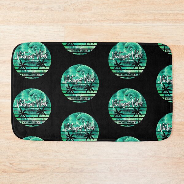 Item preview, Vintage Vibes Green Retro Sunset designed and sold by Vintages Vibes.
