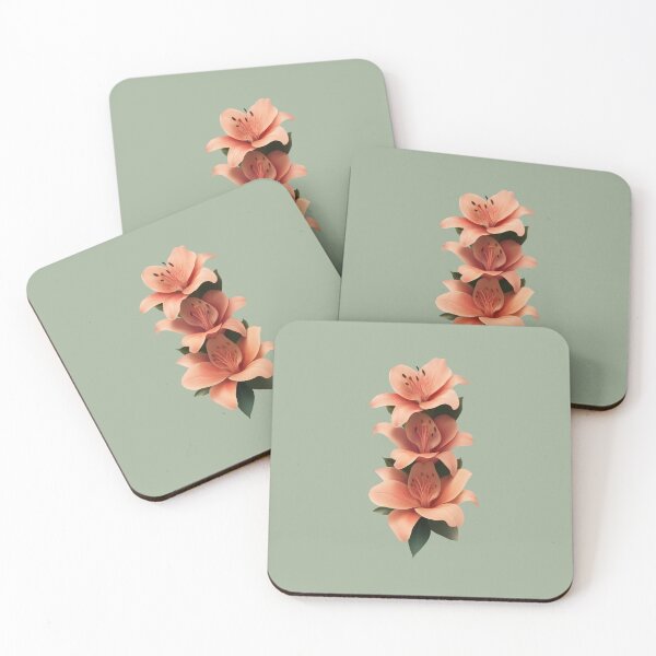 Item preview, Elegant Peach Lily - Cottagecore Botanical Aesthetic Art designed and sold by StoryVibes.
