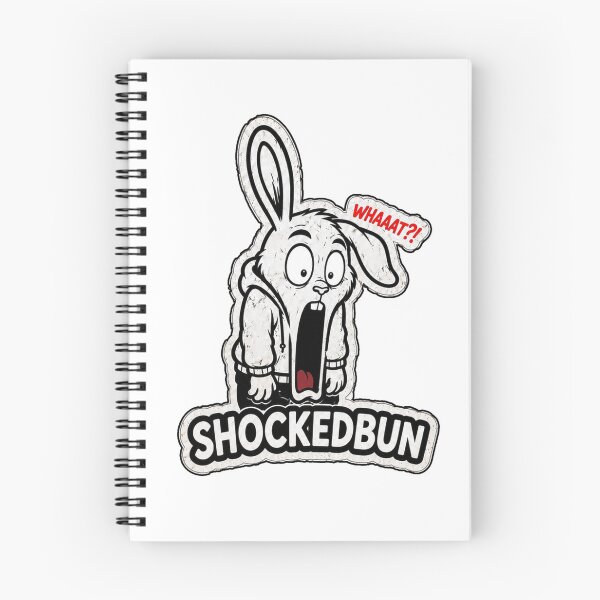 Artikelvorschau, SHOCKEDBUN Lustiger Aufkleber mit schockiertem Kaninchen entworfen und verkauft von bunnymode.