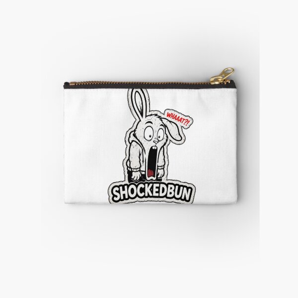Item preview, SHOCKEDBUN Funny Shocked Rabbit Reaction Sticker designed and sold by bunnymode.