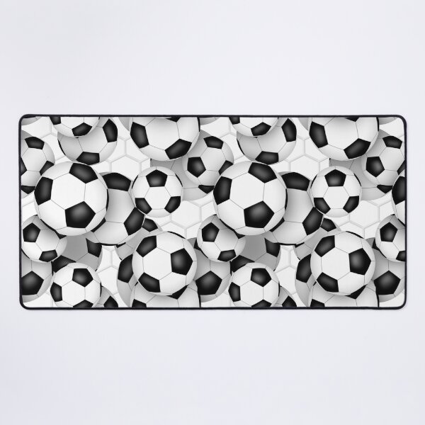 Item preview, Soccer balls with goal netting accent pattern designed and sold by katzdzynes.