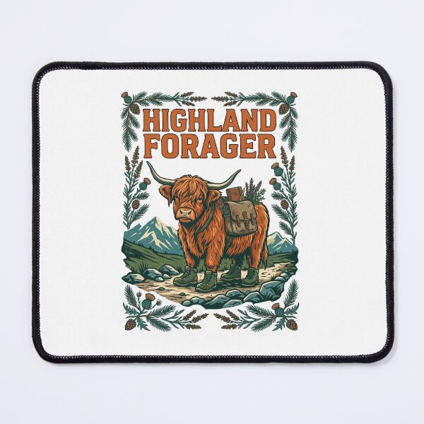 Item preview, Highland  Scottish Highland Cow Hiking   designed and sold by TeeARTHY.